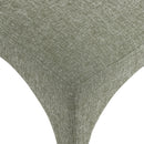  Color_Green -- Gramercy Green Linen Textured Fabric Upholstered Dining Chair IMAGE 7