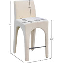 Color_Beige -- Meridian Gramercy Counter Height Stool IMAGE 9