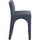  Color_Blue -- Gramercy Blue Linen Textured Fabric Upholstered Counter Stool IMAGE 5