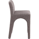  Color_Brown -- Gramercy Brown Linen Textured Fabric Upholstered Counter Stool IMAGE 5