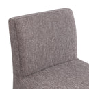  Color_Brown -- Gramercy Brown Linen Textured Fabric Upholstered Counter Stool IMAGE 7