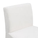  Color_Cream -- Gramercy Cream Linen Textured Fabric Upholstered Counter Stool IMAGE 7