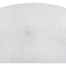  Meridian Oakhill 47" Natural Marble Top And Mango Wood Base Dining Table IMAGE 7