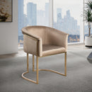  Color_Beige -- Meridian Tierra Dining Chair IMAGE 2