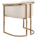  Color_Cream -- Tierra Cream Velvet Upholstered Dining Chair IMAGE 7