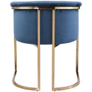 Meridian Tierra Navy Velvet Dining Chair IMAGE 3