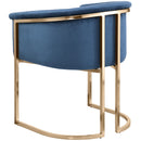  Color_Navy -- Tierra Navy Velvet Upholstered Dining Chair IMAGE 7