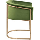  Color_Olive -- Tierra Olive Velvet Upholstered Dining Chair IMAGE 6