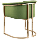  Color_Olive -- Tierra Olive Velvet Upholstered Dining Chair IMAGE 7