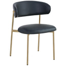  Color_Black/ Gold -- Meridian Lupita Dining Chair IMAGE 1