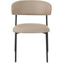 Meridian Lupita Taupe Vegan Leather Dining Chair IMAGE 5