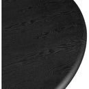  Color_Black -- Meridian Round Rivas Dining Table with Pedestal Base IMAGE 5