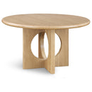 Meridian Rivas Natural Oak Dining Table IMAGE 1