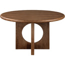 Meridian Rivas Walnut Dining Table IMAGE 3