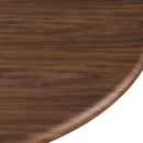  Color_Walnut -- Rivas 54" Walnut Wood And Veneer Dining Table IMAGE 5