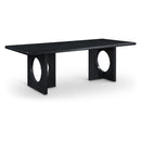  Color_Black -- Meridian Rivas Dining Table with Pedestal Base IMAGE 1