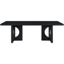 Meridian Rivas Black Dining Table IMAGE 3