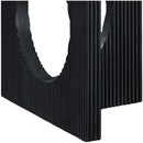  Color_Black -- Meridian Rivas Dining Table with Pedestal Base IMAGE 5
