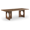  Color_Walnut -- Rivas 94" Walnut Wood And Veneer Dining Table IMAGE 1