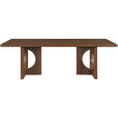  Color_Walnut -- Rivas 94" Walnut Wood And Veneer Dining Table IMAGE 3