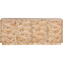  Meridian Cyrus Natural Burl Wood Sideboard / Buffet IMAGE 4
