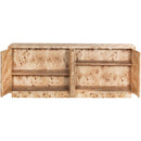  Meridian Cyrus Natural Burl Wood Sideboard / Buffet IMAGE 5