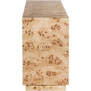  Meridian Cyrus Natural Burl Wood Sideboard / Buffet IMAGE 7