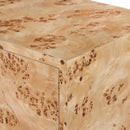  Meridian Cyrus Natural Burl Wood Sideboard / Buffet IMAGE 8