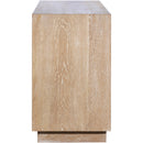  Meridian Cyrus Natural Burl Wood Sideboard / Buffet IMAGE 6
