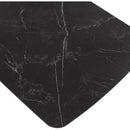  Meridian Niya 71" Black Sintered Stone Top And Steel Base Dining Table IMAGE 7