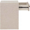  Color_Black/ Cream -- Meridian Medley 1 Drawer Nightstand IMAGE 5