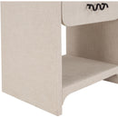  Color_Black/ Cream -- Meridian Medley 1 Drawer Nightstand IMAGE 8