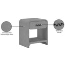  Color_Grey -- Medley Grey Linen Textured End / Side Table IMAGE 10