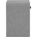  Color_Grey -- Medley Grey Linen Textured End / Side Table IMAGE 4