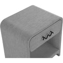  Color_Grey -- Medley Grey Linen Textured End / Side Table IMAGE 7