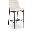  Color_Cream -- Meridian Burke Pub Height Stool IMAGE 1