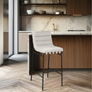  Color_Cream -- Meridian Burke Pub Height Stool IMAGE 2