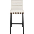  Color_Cream -- Meridian Burke Pub Height Stool IMAGE 3