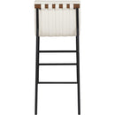  Color_Cream -- Meridian Burke Pub Height Stool IMAGE 5