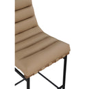  Color_Tan -- Burke Tan Vegan Leather Upholstered Bar Stool IMAGE 8