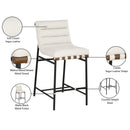  Color_Cream -- Meridian Burke Counter Height Stool IMAGE 10