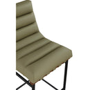  Color_Olive -- Burke Green Vegan Leather Upholstered Counter Stool IMAGE 8