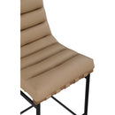  Color_Tan -- Burke Tan Vegan Leather Upholstered Counter Stool IMAGE 8