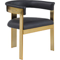  Color_Black/ Gold -- Meridian Romeo Dining Chair IMAGE 1