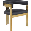  Color_Black/ Gold -- Meridian Romeo Dining Chair IMAGE 1