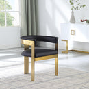  Color_Black/ Gold -- Meridian Romeo Dining Chair IMAGE 2