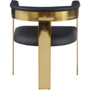  Color_Black/ Gold -- Meridian Romeo Dining Chair IMAGE 3