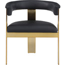  Color_Black/ Gold -- Meridian Romeo Dining Chair IMAGE 4