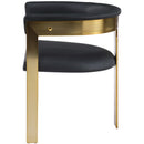  Color_Black/ Gold -- Meridian Romeo Dining Chair IMAGE 5