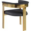  Color_Black/ Gold -- Meridian Romeo Dining Chair IMAGE 6